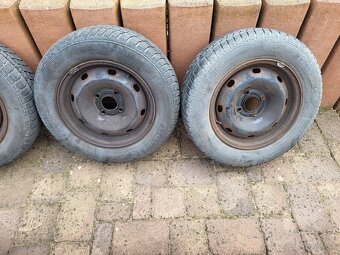Predam 14" plechové disky 8x pneu boli na Peugeot 306 - 4