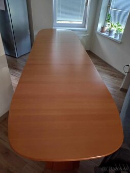 Stôl do jedálne, rozkladací od 1,5m do 3,3m - 4
