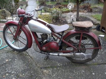 JAWA VILLIERS r.v.1934 bez dokladů dlouhá léta na půdě - 4