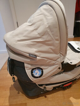Kvalitný kočík Emmaljunga 2v1 - krémová farba - 4
