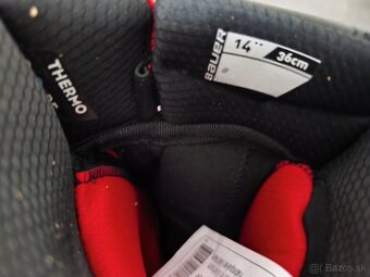 Rukavice BAUER 2X Pro 14" čierno/červené - 4