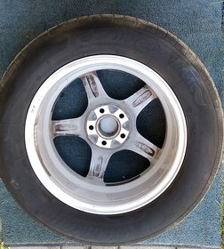 Sada diskov z hliníkovej zliatiny s letnými gumami 215/60R16 - 4