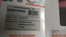 Lyžařské okuliare Uvex Snowstrike LTM čisto nové - 4