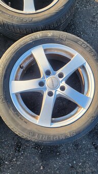 Letné Pneumatiky + disky alu Dezent 205/55 R16 5x110 - 4