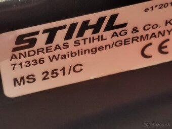 Stihl ms 251/C motorova pila top stav - 4