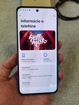 Motorola Edge 50 Neo, Šedý 256GB,8GB RAM - 4