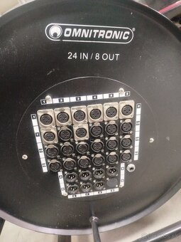 Predám multikábel OMNITRONIC 24 IN / 8 OUT - 4