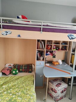 Detskú izbu posteľ h - 4