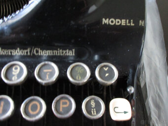 Kufríkový písací stroj GROMA, Modell N, 1.pol.20.stor - 4