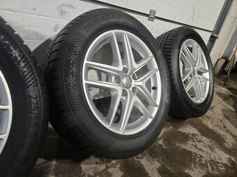 Zimná Sada AUDI A4 Allroad+Zánovné Continental 225/55 R17 - 4