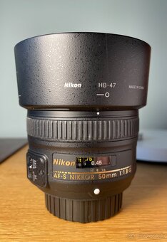 Nikon NIKKOR AF-S 50mm 1:1.8G - 4