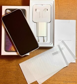 iPhone Xs Stříbrná BATERIE 100% TOP - 4