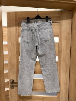 Dámske džínsy Gap - rapered fit - grey wash - 4