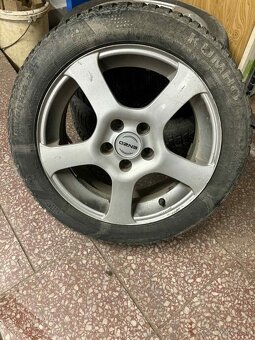 Predám alu disky ENZO 5×100 + zimné pneumatiky - 4