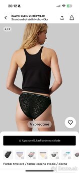Nohavičky Calvin Klein 3-pack velkosť S…nové - 4