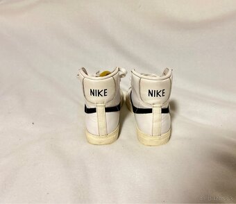 NIKE BLAZER MID '77 VNTG VINTAGE WHITE/BLACK - 4