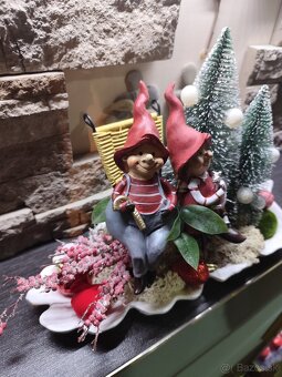 Vianočná dekorácia škriatkovia - 4