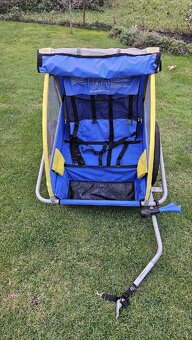 Vozík za bicykel pre 2 deti - 4