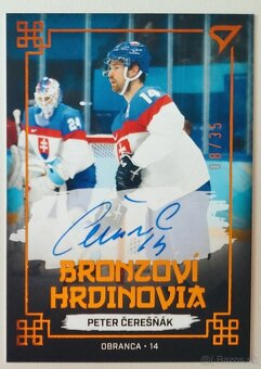 Hokejové kartičky HS 2022 BRONZOVÍ HRDINOVIA BLACK AUTO /35 - 4