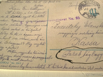 staré  pohľadnice -vojenská pošta -poľná pošta - 4