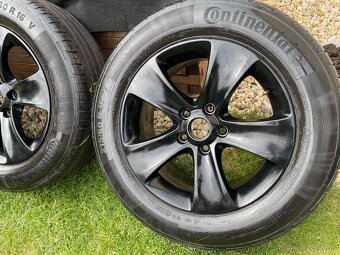 MOON Schwarz Orig.skoda Alu Disky 5x112 ET45 215 60 16 letné - 4