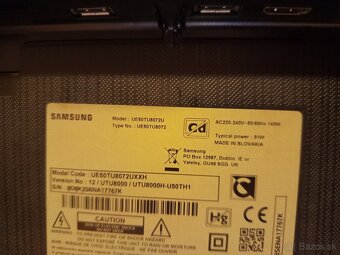 2X Samsung 50"(127)CM na opravu,diely - 4