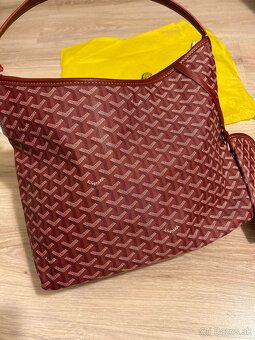 Goyard kabelka Bohéme Hobo - burgundy (GO4) - 4