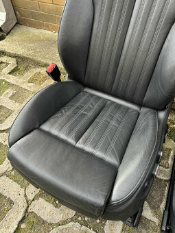 Sedadlá + tapacíre (čierna koža) Audi A6 C7 - 4