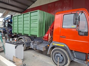 Man l2000 hydraulicka ruka fassi + lanovy nosič kontajnerov - 4