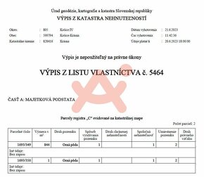 Bez maklérov predám pozemok v lokalite Košice (ID: 104553) - 4