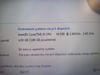 predám notebook DELL LATITUDE E5510 , WINDOWS 7. - 4