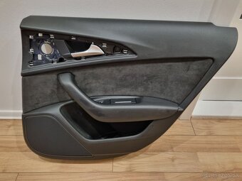 Alkantara tapacire AUDI A6 C7 4G s ambient osvetlenim - 4