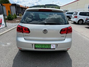 ► VW GOLF VI 1,6 MPI BEN/LPG - 75 kW, AUTOM. PARKOVÁNÍ ◄ - 4