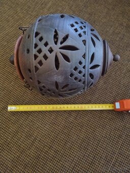 Orientálny keramický lampáš na zavesenie - 4