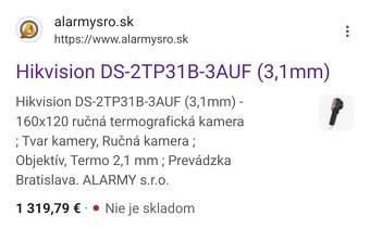 Hikvision DS-2TP31B-3AUF termo kamera teplomer - 4