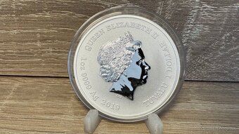 Homer Simpson 1 oz 2019 strieborná minca - 4