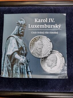 STRIEBORNÁ MINCA KAREL IV. - 4