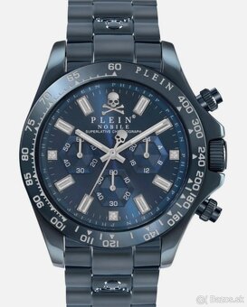 Philipp Plein Blue Dial Quartz - Pánske hodinky - 4