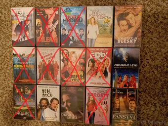 1 euro/kus - VHS videokazety originálne český dabing - 4
