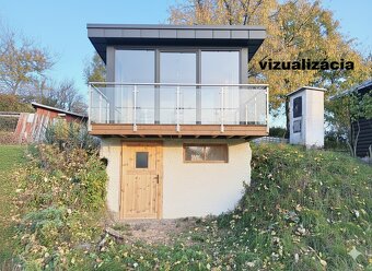 Predaj - záhrada s rozostavanou tehlovou chatou na okraji St - 4