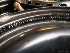 Plechové disky 14" Fiat 500 - 4