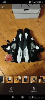 🔥 Nike Air Jordan 4 Retro Thunder Black & White 🔥 - 4