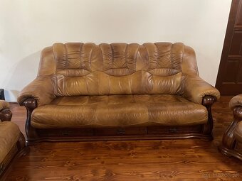 Kožená sedacia súprava - 4