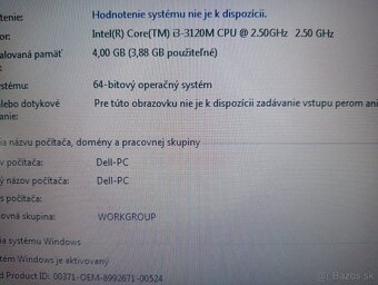 predám notebook DELL LATITUDE E5530 , WINDOWS 7 - 4