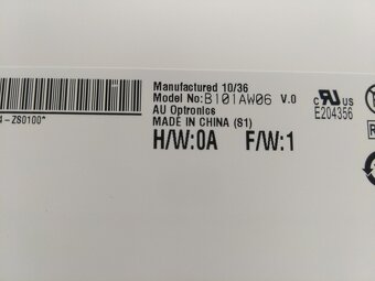 10,1" palcový SLIM display ,z notebooku Acer aspire one D25 - 4
