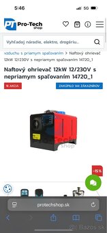 Vevor naftové kúrenie z adaptérom na 220 v - 4