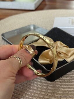 Náramok v štýle “Cartier” s briliantmi - 4