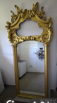PREDÁME ORIGINÁLNE BAROKOVÉ ZRKADLO - 4