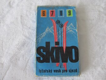 Predám staré lyžiarske okuliare a vosk z čias socializmu. - 4