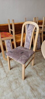 Jedalensky stol so stoličkami - 4